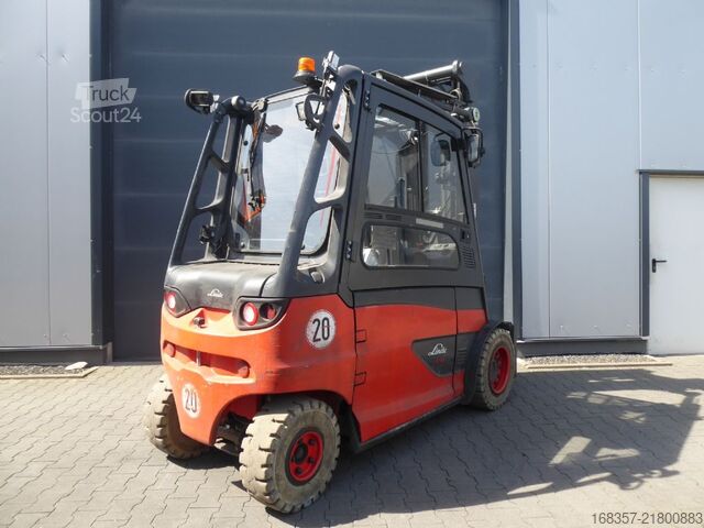 Első homlokrakodó targonca Linde E45HL-01/600