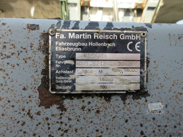 Vyklápací príves reisch Tandem Kippanhänger RTDK-18