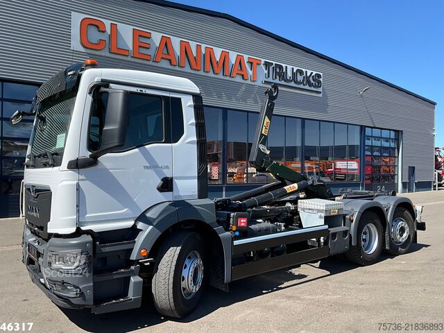 Sistema de brazo de gancho Man TGS 26.470 Euro 6 Retarder Hyvalift 20 Ton haak...