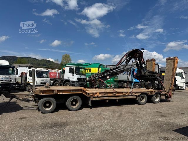 Lågbyggd trailer GOLDHOFER TU 4-2x2-32/80 TIEFLADER*2005*TÜV 04/26*