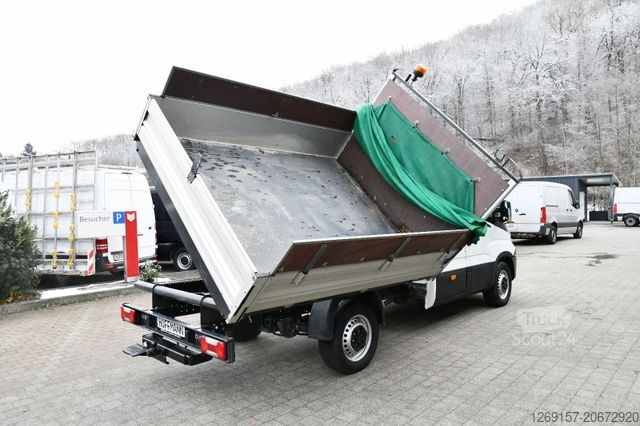Tippbil skåpbil IVECO Daily 35S140 DoKa Dreiseitenkipper RWD AHK