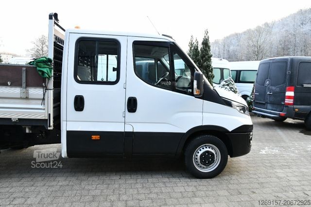 Tippbil skåpbil IVECO Daily 35S140 DoKa Dreiseitenkipper RWD AHK 3,5T