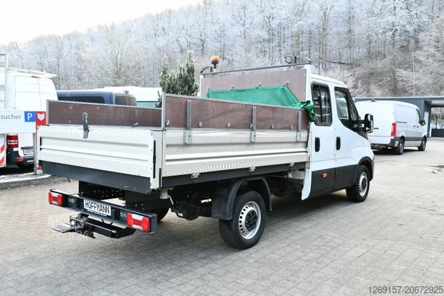 Tippbil skåpbil IVECO Daily 35S140 DoKa Dreiseitenkipper RWD  AHK 3,5T