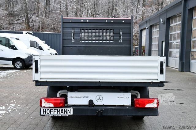 Пикап-фургон MERCEDES-BENZ Sprinter 315 CDI Pritsche DoKa RWD L3 LANG Klima