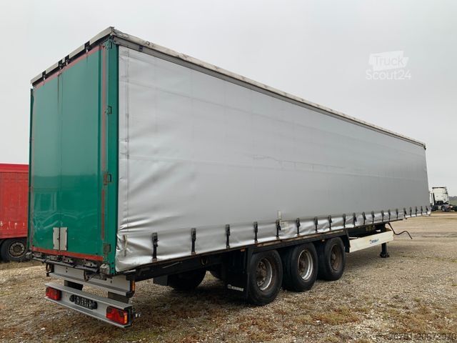 Atvira puspriekabė su tentu KRONE Standard_ FerryLashing_ BPW drum_ Rungentaschen