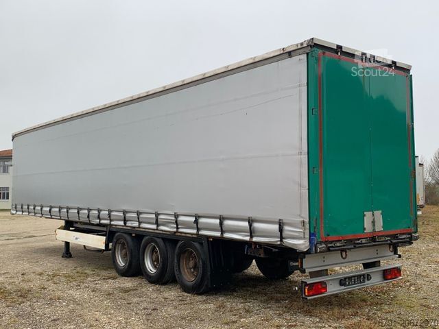 Atvira puspriekabė su tentu KRONE Standard_ FerryLashing_ BPW drum_ Rungentaschen