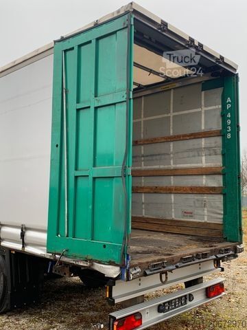 Atvira puspriekabė su tentu KRONE Standard_ FerryLashing_ BPW drum_ Rungentaschen