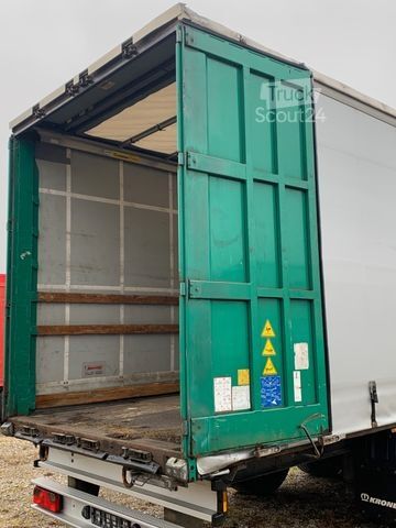 Atvira puspriekabė su tentu KRONE Standard_ FerryLashing_ BPW drum_ Rungentaschen