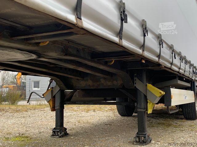 Atvira puspriekabė su tentu KRONE Standard_ FerryLashing_ BPW drum_ Rungentaschen