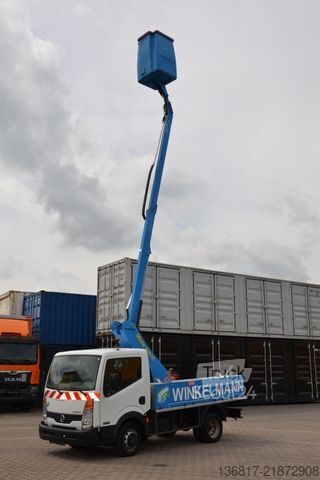 Uz kravas automobiļa uzstādīta darba platforma NISSAN Capstar 35.13 / Ruthmann Pickup 110 / AH 11 m