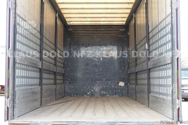 Planbil med presenning DAF XF 480 PP Retarder Komplettzug Lecitrailer