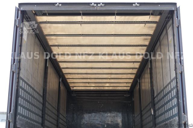 Planbil med presenning DAF XF 480 PP Retarder Komplettzug Lecitrailer