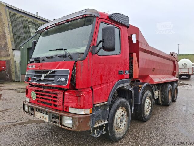 Kipper VOLVO FM 12-380 8X4 STEEL SUSPENSION