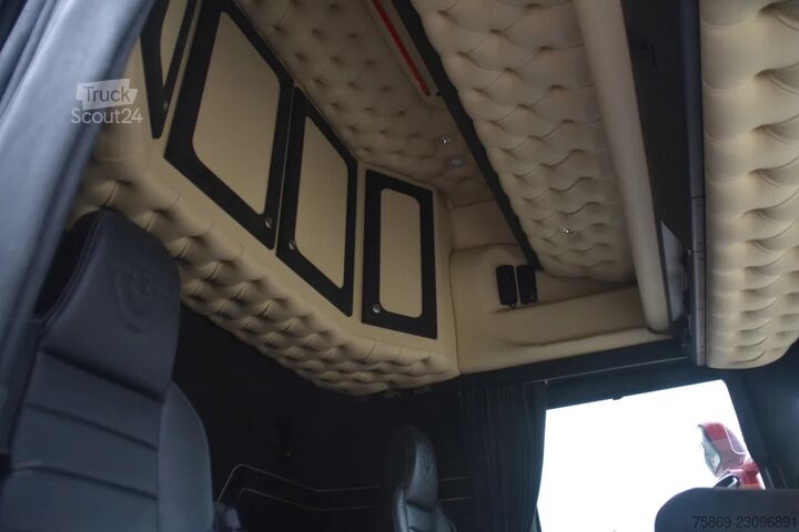 Scania R580 V8 TL 4x2MNB - TACHYGRAPHE NEUF - SEULEMENT 384 TKM - RETARDER - PRISE DE FORCE - SUSPEN Scania R580 V8 TL 4x2MNB - NEW TACHO - ONLY 384 TKM - ...