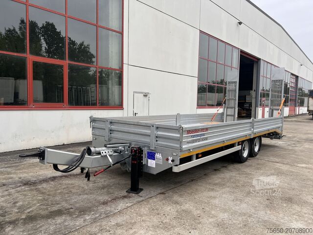 Low loader trailer Möslein TTT 11- 7,28 Neuer Tandemtieflader, 7,28 m Ladefläche