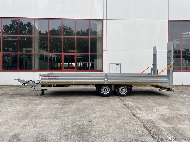 Low loader trailer Möslein TTT 11- 7,28 Neuer Tandemtieflader, 7,28 m Ladefläche
