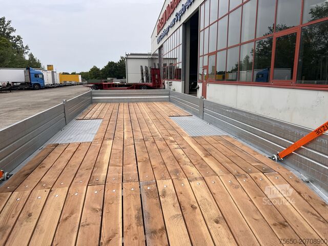 Low loader trailer Möslein TTT 11- 7,28 Neuer Tandemtieflader, 7,28 m Ladefläche
