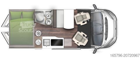 Obytný vůz Forster V 599 HB Automatik * 3,5 t * 140 PS