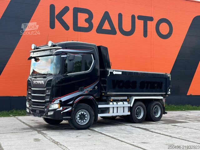 Ribaltabile Scania R 650 6x4 RETARDER / BOX L=4585 mm