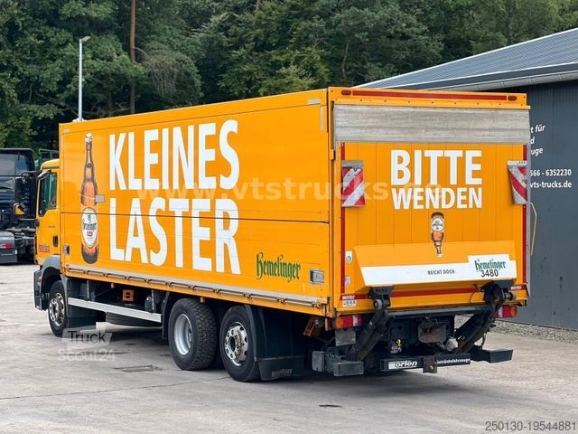 Samochód do przewozu napojów MAN TGM 22.250 Getränkewagen mit Ladebordwand Euro6