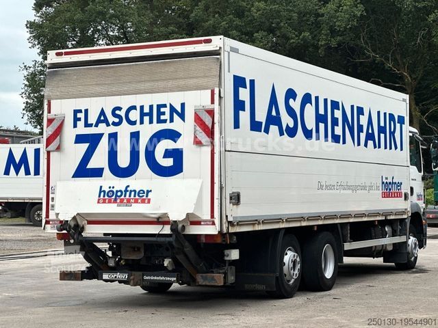 Samochód do przewozu napojów MAN TGM 22.250 Getränkewagen mit Ladebordwand Euro6