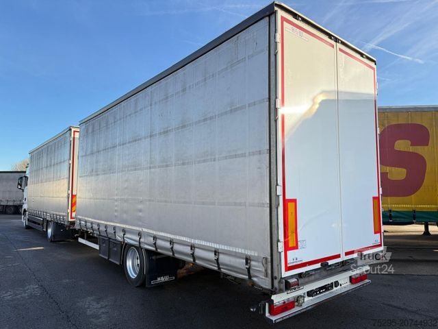 Autocarro con pianale e telone MAN TGX 18.420 XXL Jumbo Kompl 120m³ TÜVneu Retarder