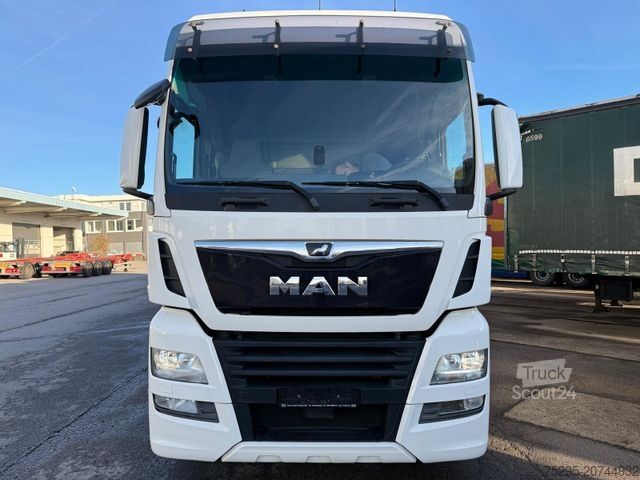 Autocarro con pianale e telone MAN TGX 18.420 XXL Jumbo Kompl 120m³ TÜVneu Retarder