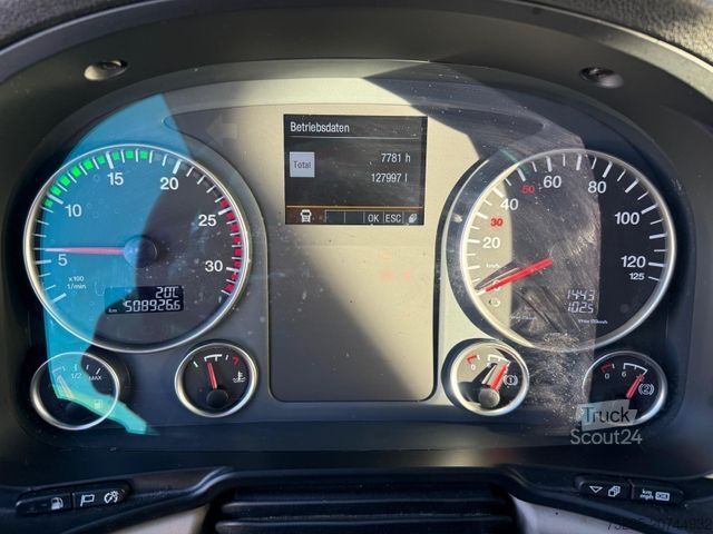 Autocarro con pianale e telone MAN TGX 18.420 XXL Jumbo Kompl 120m³ TÜVneu Retarder