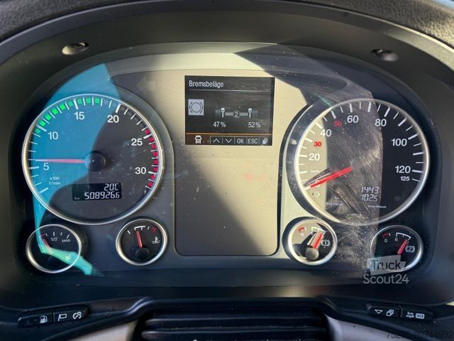 Autocarro con pianale e telone MAN TGX 18.420 XXL Jumbo Kompl 120m³ TÜVneu Retarder