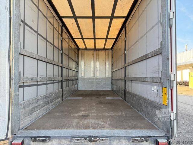 Autocarro con pianale e telone MAN TGX 18.420 XXL Jumbo Kompl 120m³ TÜVneu Retarder