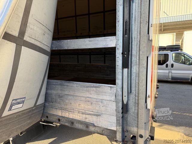 Autocarro con pianale e telone MAN TGX 18.420 XXL Jumbo Kompl 120m³ TÜVneu Retarder