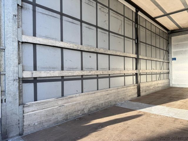 Autocarro con pianale e telone MAN TGX 18.420 XXL Jumbo Kompl 120m³ TÜVneu Retarder