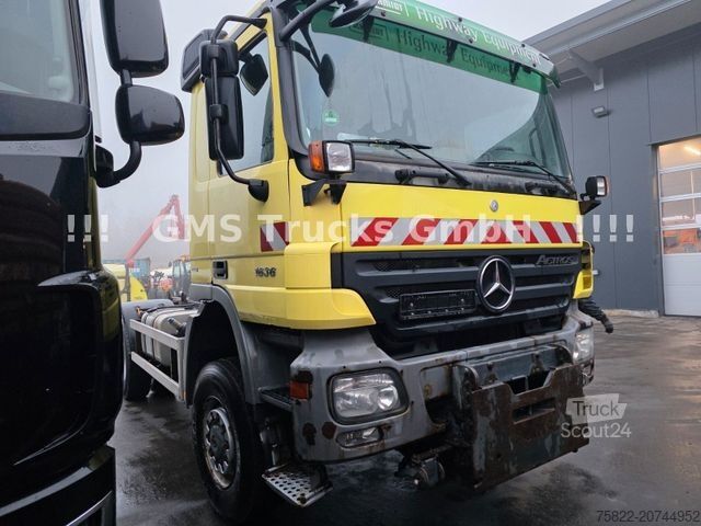 LKW-Fahrgestell MERCEDES-BENZ Actros 1836 / 4X4 ALLRAD / 3 Pedal / Full Steel