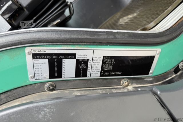 Özel amaçlı kamyon SCANIA P380 4x2 Hochmulde 7m3