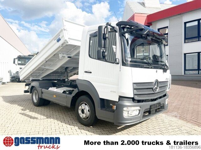 Fourgon benne basculante Mercedes-Benz Atego 818/23 K 4x2, 2x AHK, Meiller-Kipper,