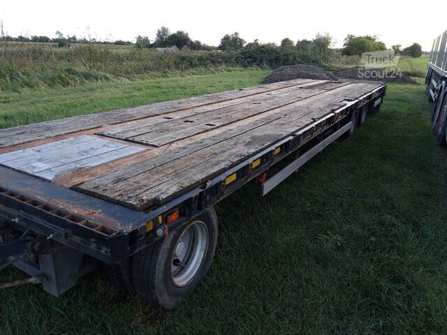 Flatbed Langendorf 3 Achser Anhänger 9,4m Aufbau