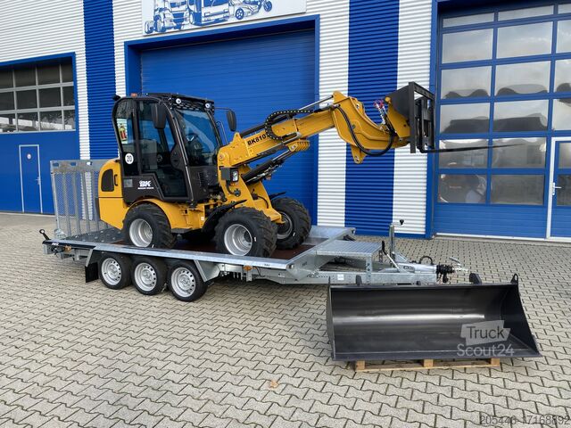 Radlader inkl. Tieflader + Gabelpaket Berger Kraus Radlader/Teleskoplader BK810T *KUBOTA*