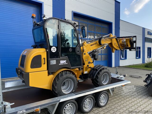 Radlader inkl. Tieflader + Gabelpaket Berger Kraus Radlader/Teleskoplader BK810T *KUBOTA*