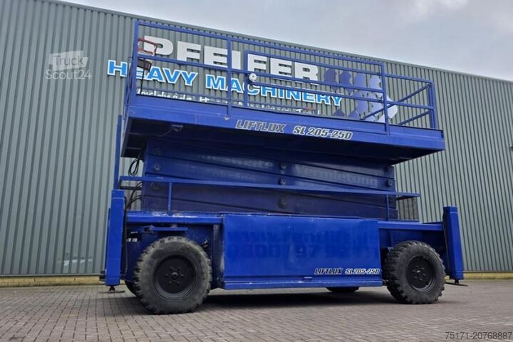 Plate-forme de travail télescopique articulée Liftlux SL205-25D4WDSP NEW TYRES, Diesel, 4x4 Drive, Hydra