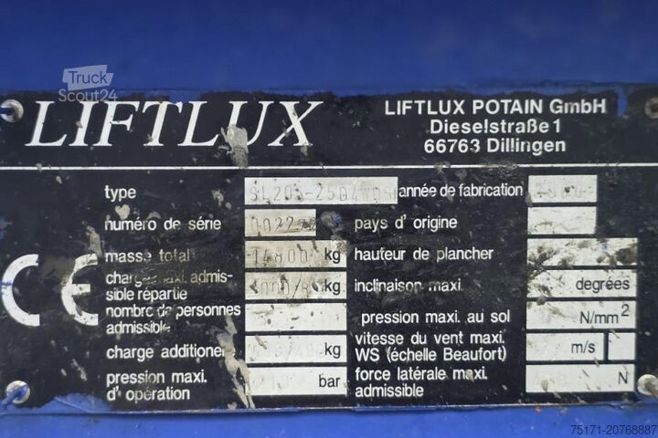 Plate-forme de travail télescopique articulée Liftlux SL205-25D4WDSP NEW TYRES, Diesel, 4x4 Drive, Hydra