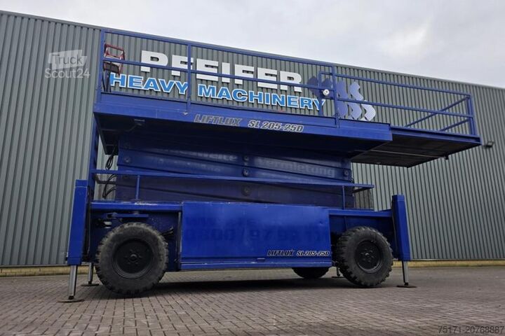 Plate-forme de travail télescopique articulée Liftlux SL205-25D4WDSP NEW TYRES, Diesel, 4x4 Drive, Hydra