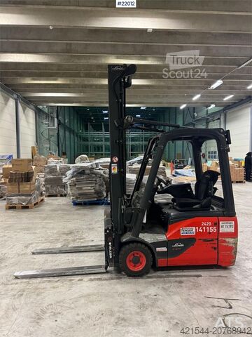 Chariot élévateur à fourche Linde E16C Counterbalance Truck – Certified