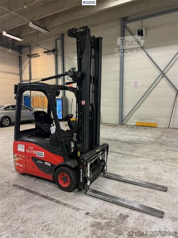 Chariot élévateur à fourche Linde E16C Counterbalance Truck – Certified