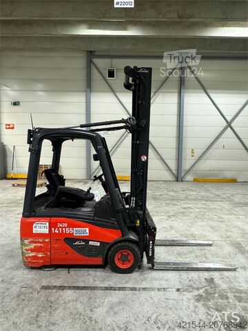 Chariot élévateur à fourche Linde E16C Counterbalance Truck – Certified