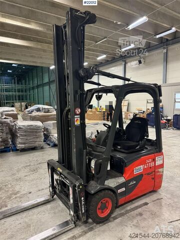 Chariot élévateur à fourche Linde E16C Counterbalance Truck – Certified