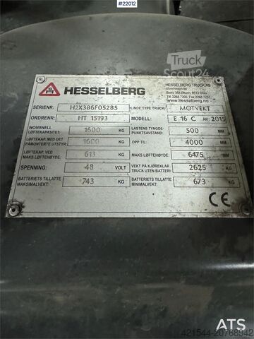 Chariot élévateur à fourche Linde E16C Counterbalance Truck – Certified