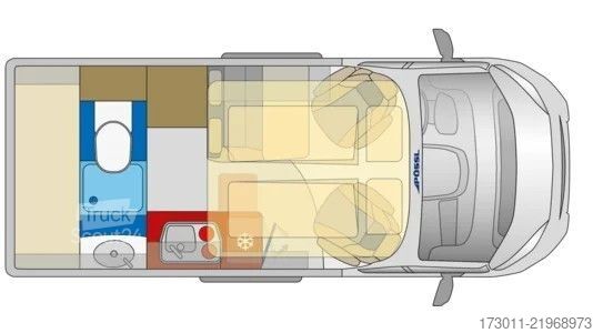 Autocaravana PÖSSL Vario 545 Citroen 140PS Premium Markise