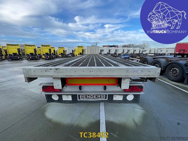 Remorque à plate-forme Renders 