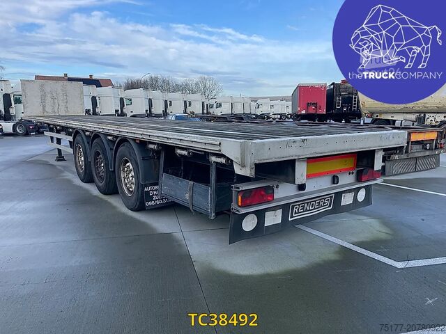 Remorque à plate-forme Renders