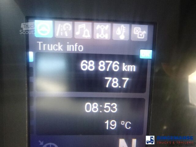 Spridarvagn Mercedes-Benz Arocs 3333 6x6 RHD Romaquip gritter
